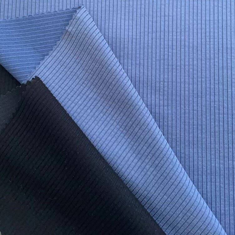 multicolor rayon poly rib knit fabric 2