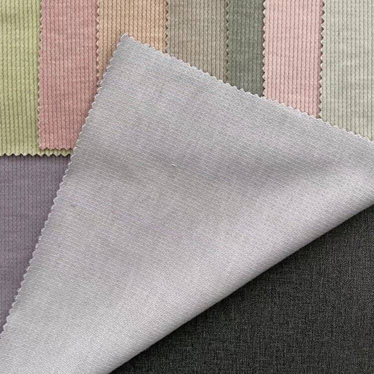 melange striped knit fabric 2