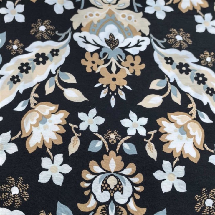 Nylon Rayon Floral Print Fabric suppliers