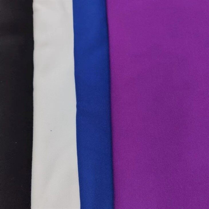color nylon viscose ponte fabric