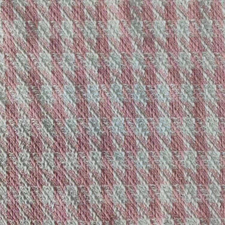pink check chanel tweed fabric 4