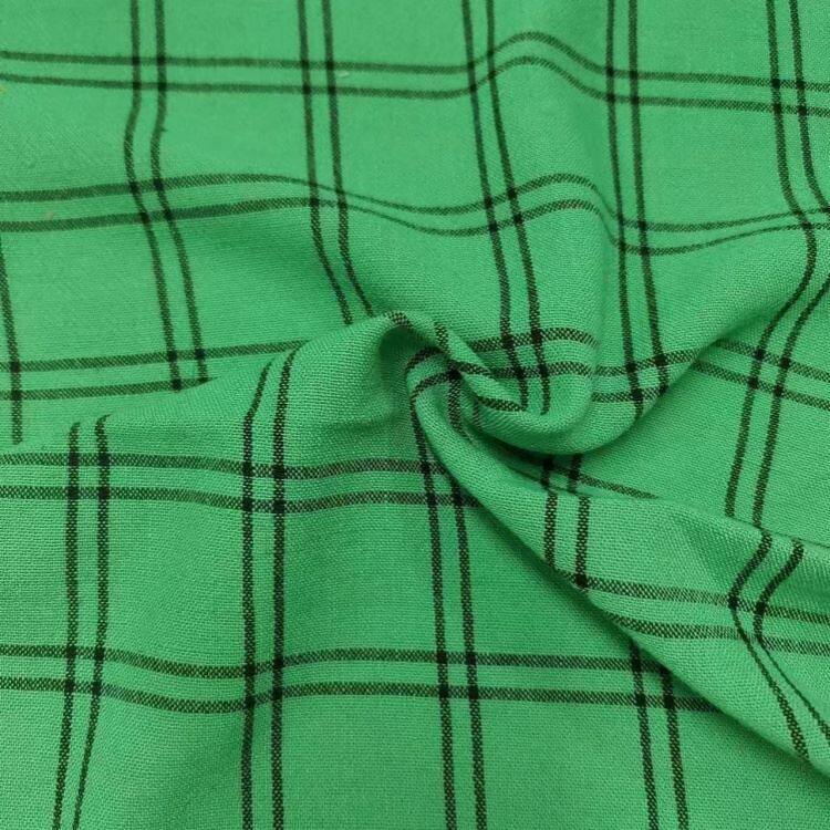 Poly Imitation Λινό Νήματα Βαμμένο Chenck Fabirc