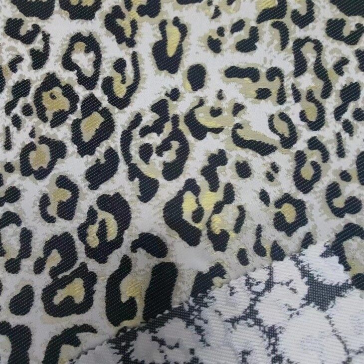 poly leopard jacquard fabric 4