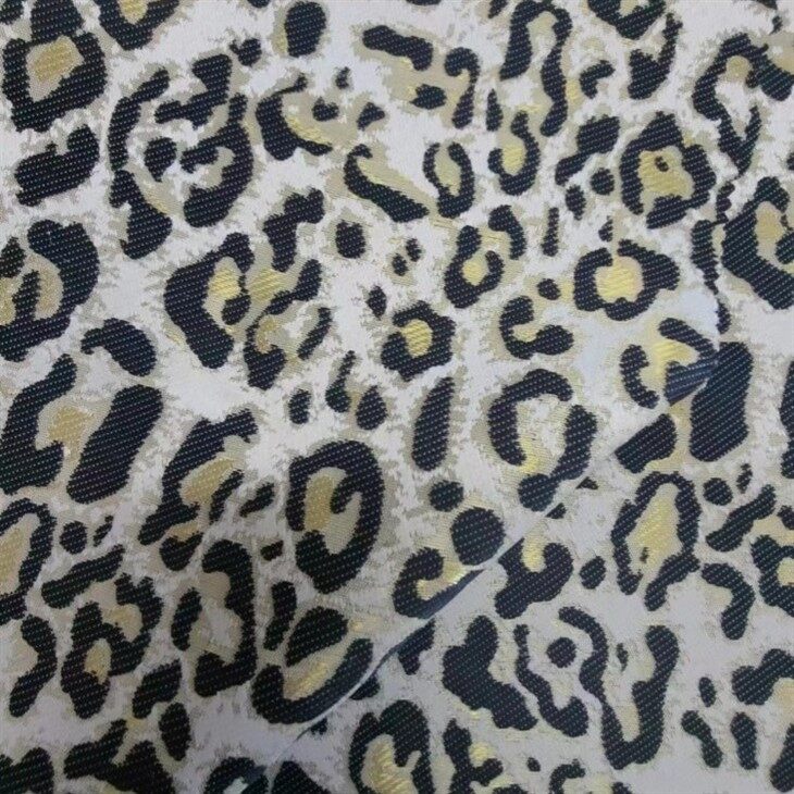 poly leopard jacquard fabric 3