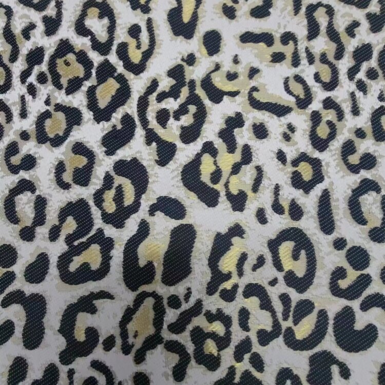 Fabraic Jacquard Poly Leopard