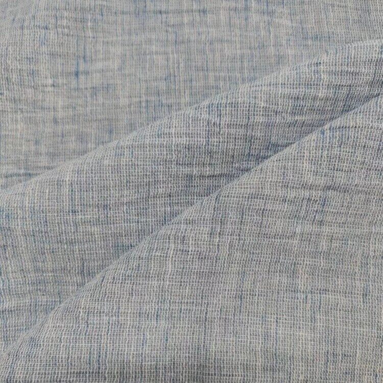 poly linen look wrinkled fabric 3