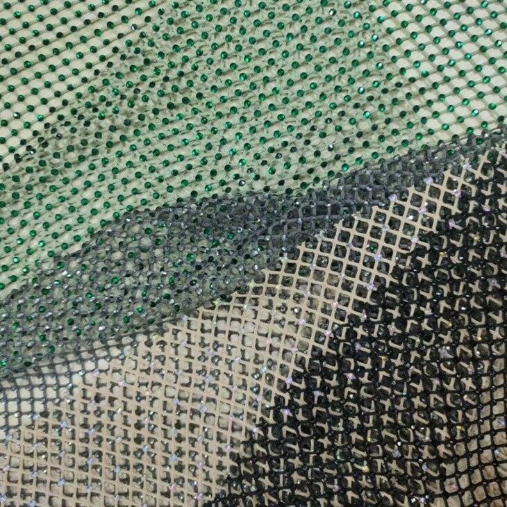 mesh diamond foil fabric 3