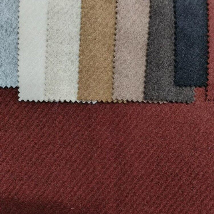 poly nylon wool twill fabric for coat 2