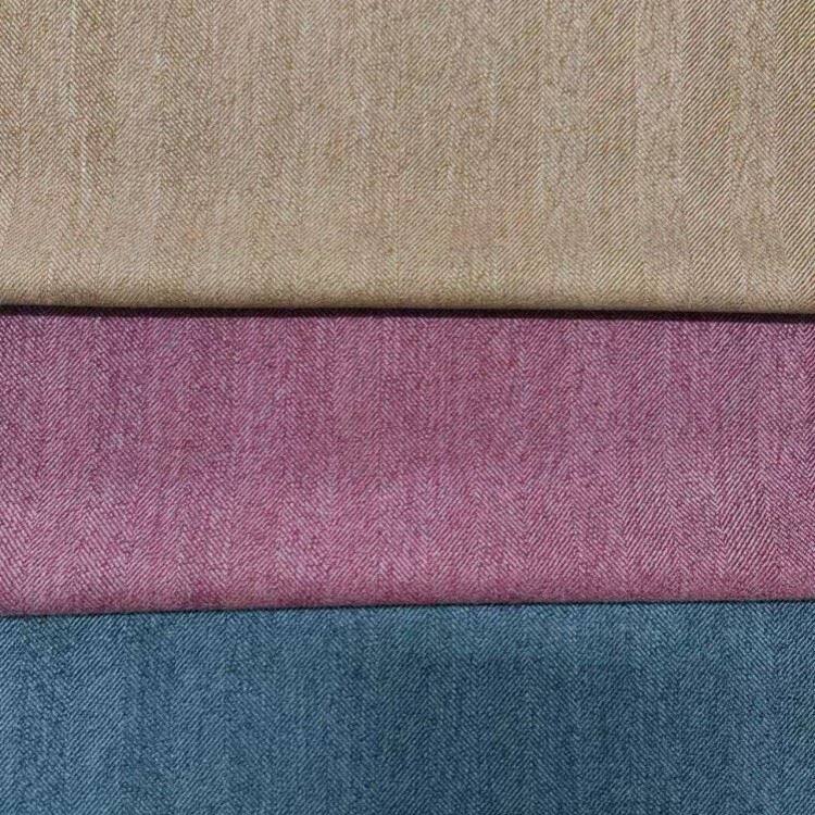 poly rayon stretch herringbone fabric 2
