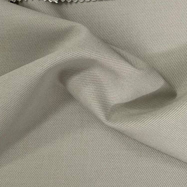 Poly Rayon Stretch Wool Twill Efni