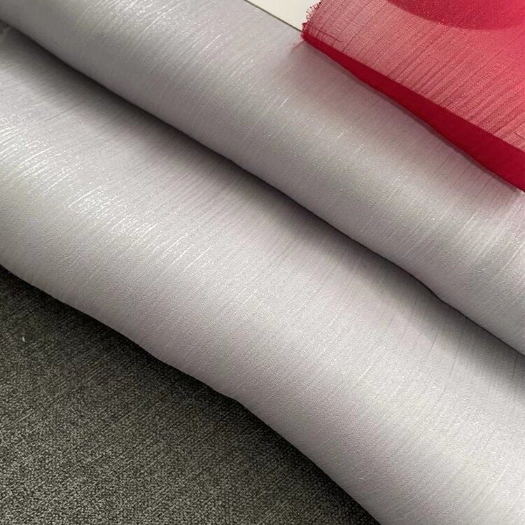 poly shiny chiffon crinkle fabric 3