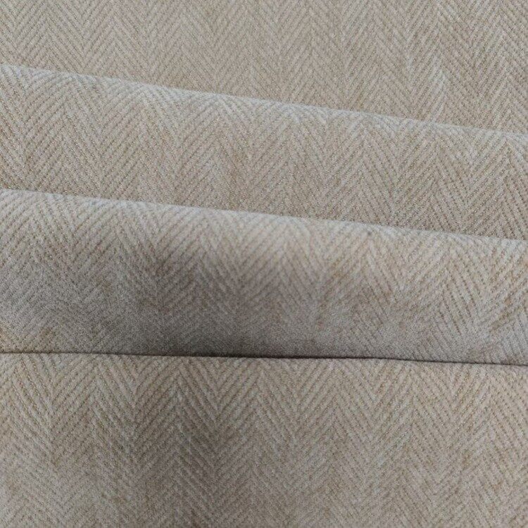 poly stretch chenille herringbone woven fabric 3