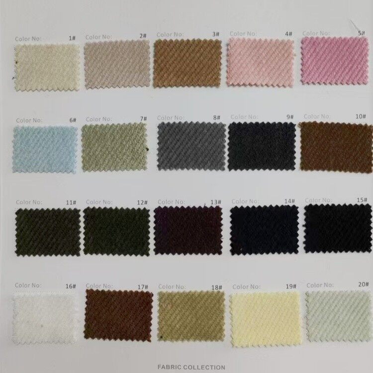 poly stretch chenille twill woven fabric 3