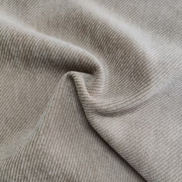 Poly-Stretch-Chenille-Twill-Gewebe