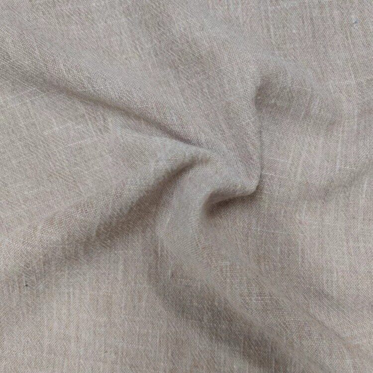 poly two-tone linen look fabric 2