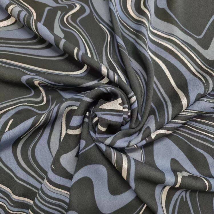Poly Water Ripple Print și țesătură folie