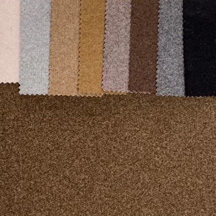 poly winter overcoat knitted fabric 2