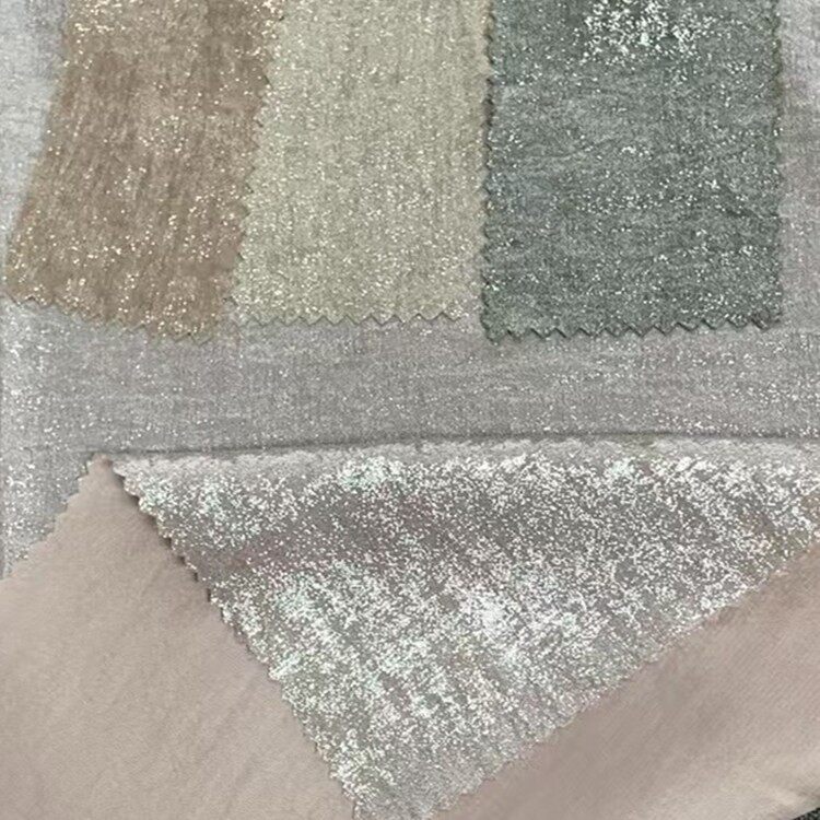 poly wrinkled foil fabric 2