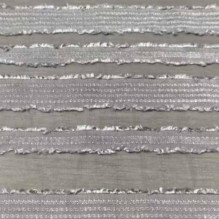 Polyester Cut Flower Stripe Fabric suppliers