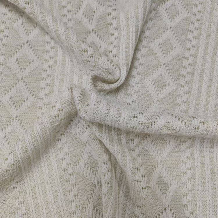 Polyesteri Rayon Metallic Jacquard -neulottu kangas