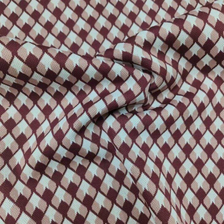 Polüester venitus värvikas geomeetriline kootud jacquardi kangas