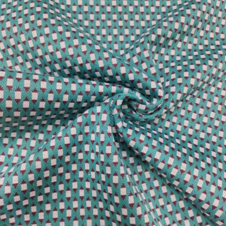 Drapp tal-Jacquard tal-Poliester Stretch Djamant