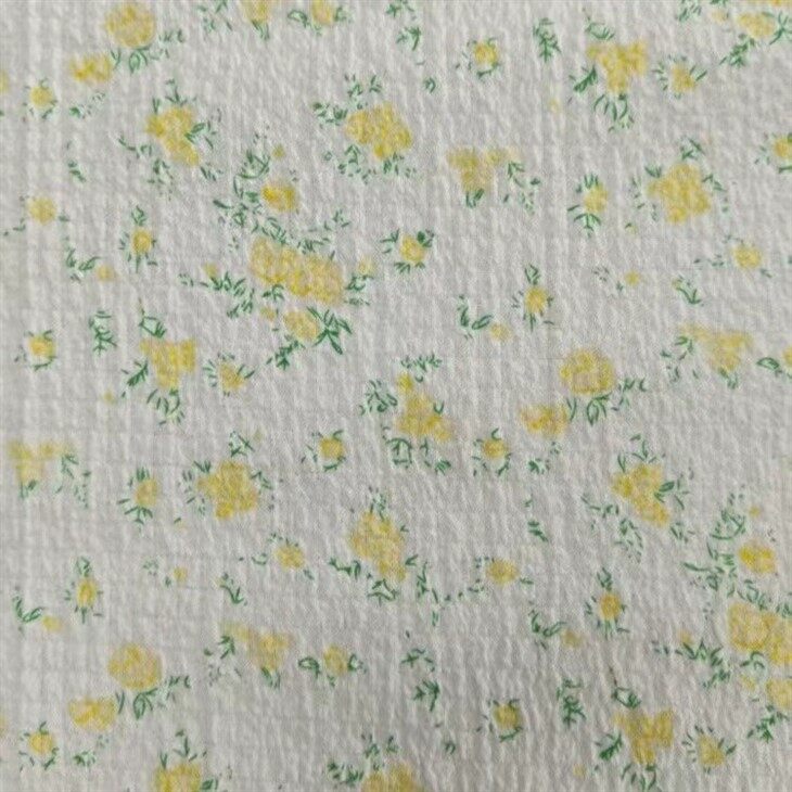 Printed Bubble Crepe Fabric Polyester Stretch suppliers