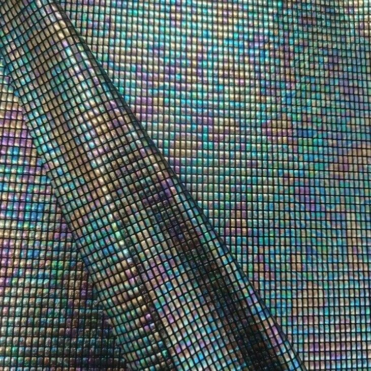 rainbow foil knit fabric (3)
