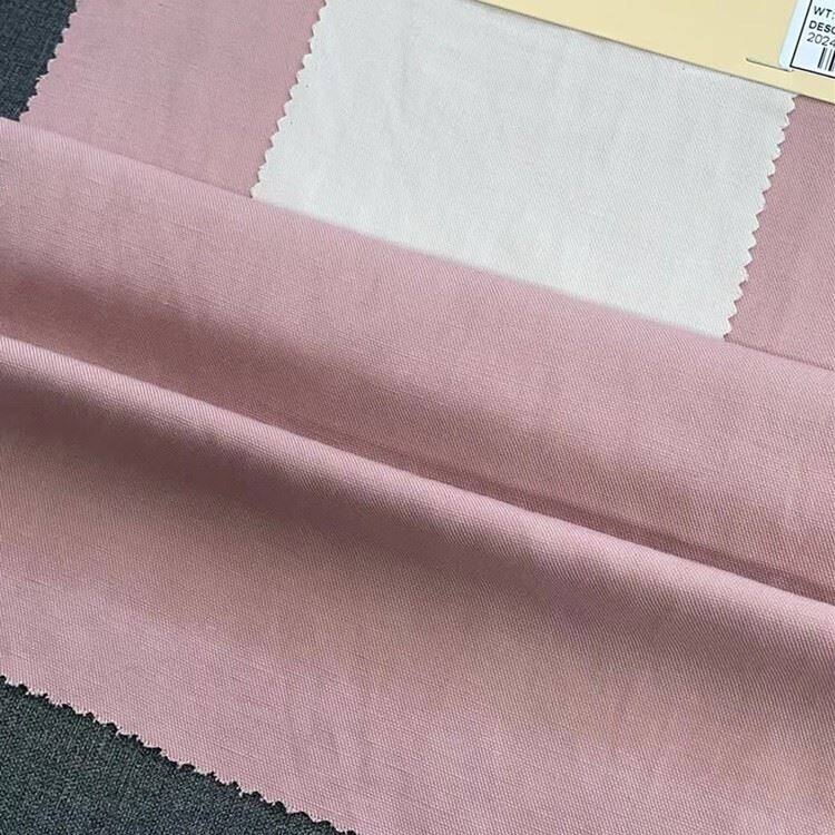 rayon linen twill woven fabric 2