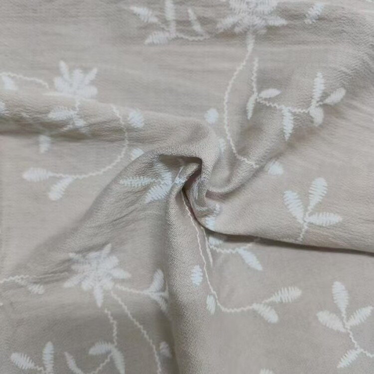 Rayon Nylon blómaform prentað efni