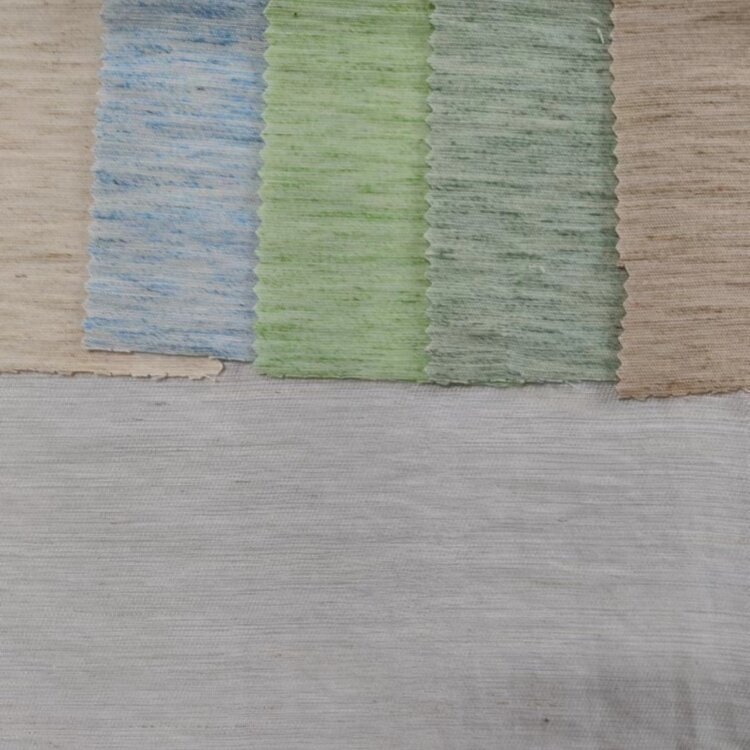 Rayon nailon linane kootud kangas