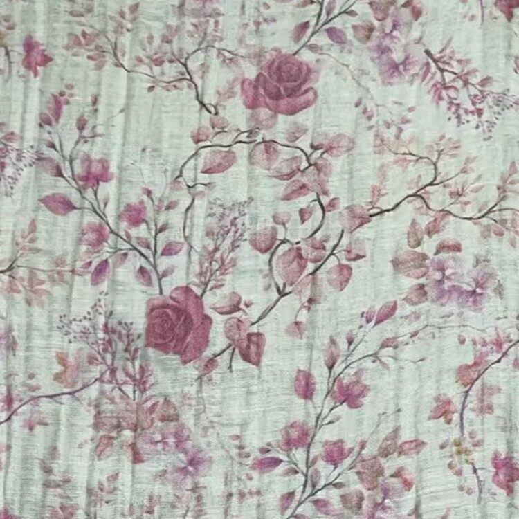 rayon nylon lyocell floral print fabric 2