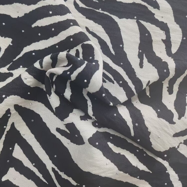 Rayon Nylon Print с капельной тканью