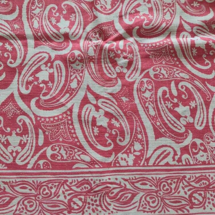 red cashew flower print 3