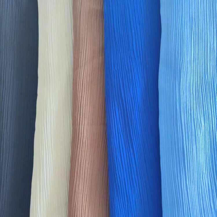 shiny crinkle crepe silky satin 3