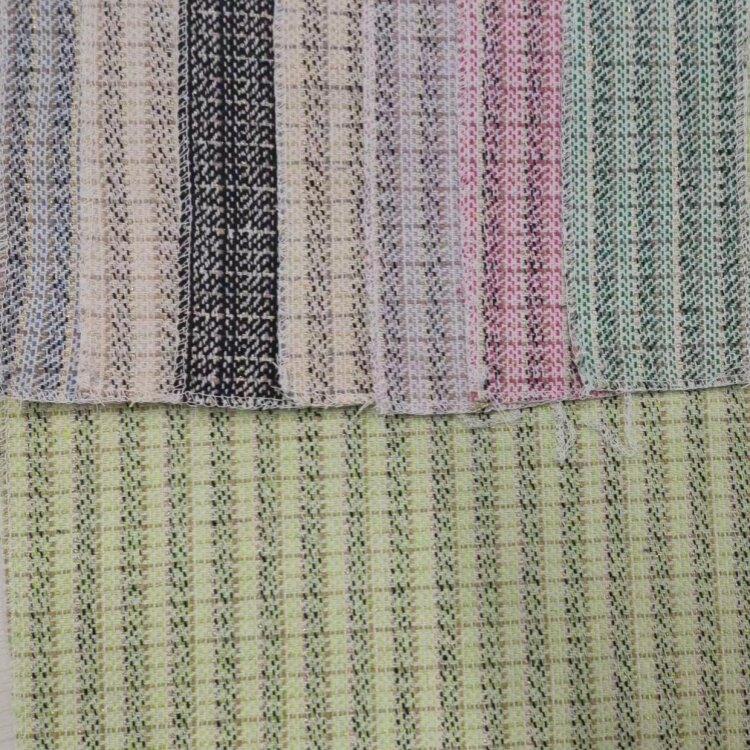 Glanzende gestreepte tweedstof