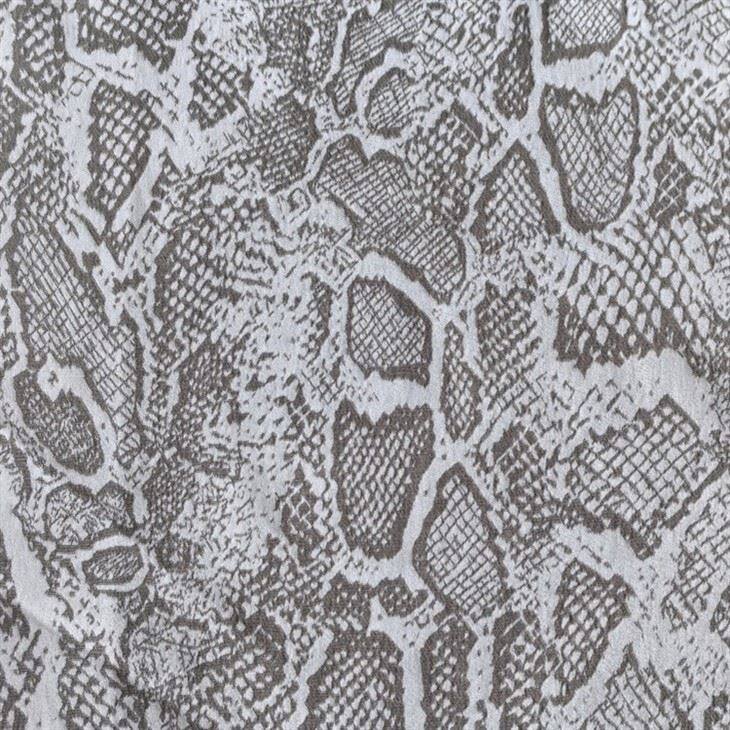 Silver Snake Jacquard Fabric