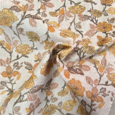 12W modaalne velveroy trükikangas