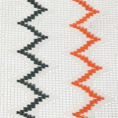 Tela de crochet de rayas de olas grandes