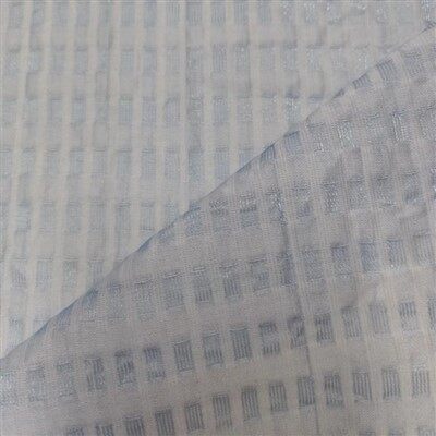 Kain Kotak-kotak Tencel Nylon Jacquard Cerah