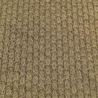 Camel Waffle Jacquard πλεκτό ύφασμα