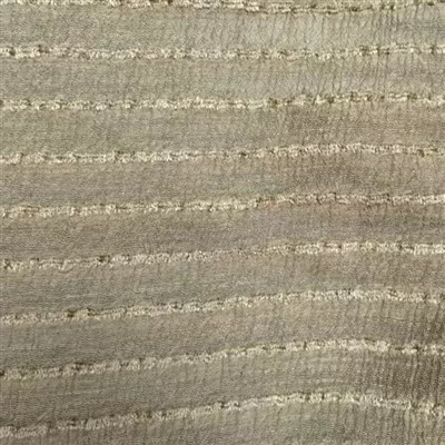 Chenille Crepe Stripe Jacquardi kangas
