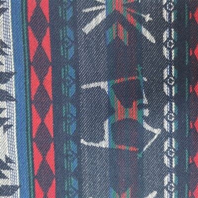 Tela jacquard de algodón de estilo étnico