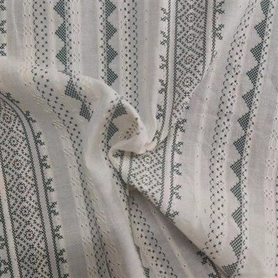 پارچه بافته شده با چاپ هندسی پنبه ای