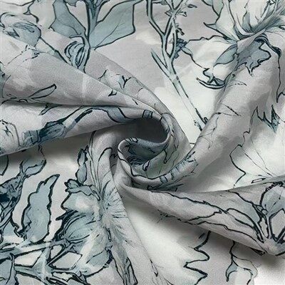 Bloemen nylon rayon digitale printstof