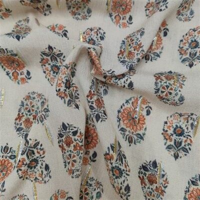 Тканина з квітковим принтом