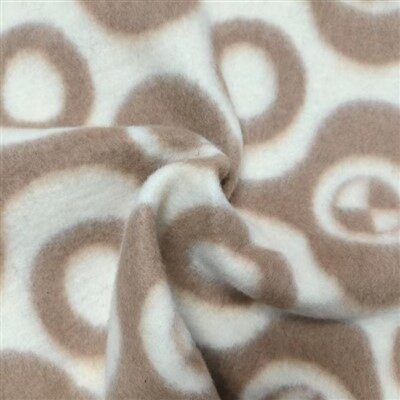 Kain rajutan jacquard coat geometrik