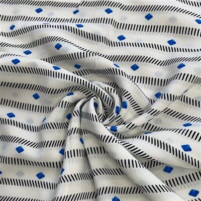 Jeyometrik viskoz krep enprime twal