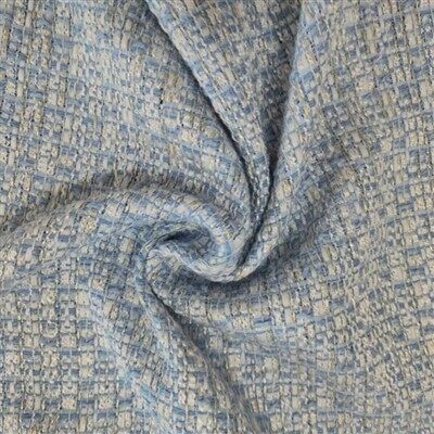 Tejido de tweed de colores mezclados con hilo dorado