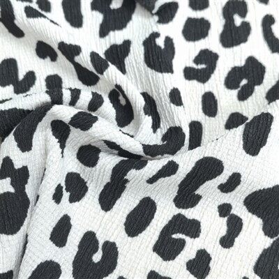 Fabrik Crepe Cetak Leopard